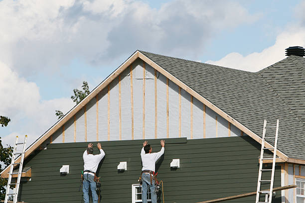 Professional Siding Contractor technician working in Forest, OH